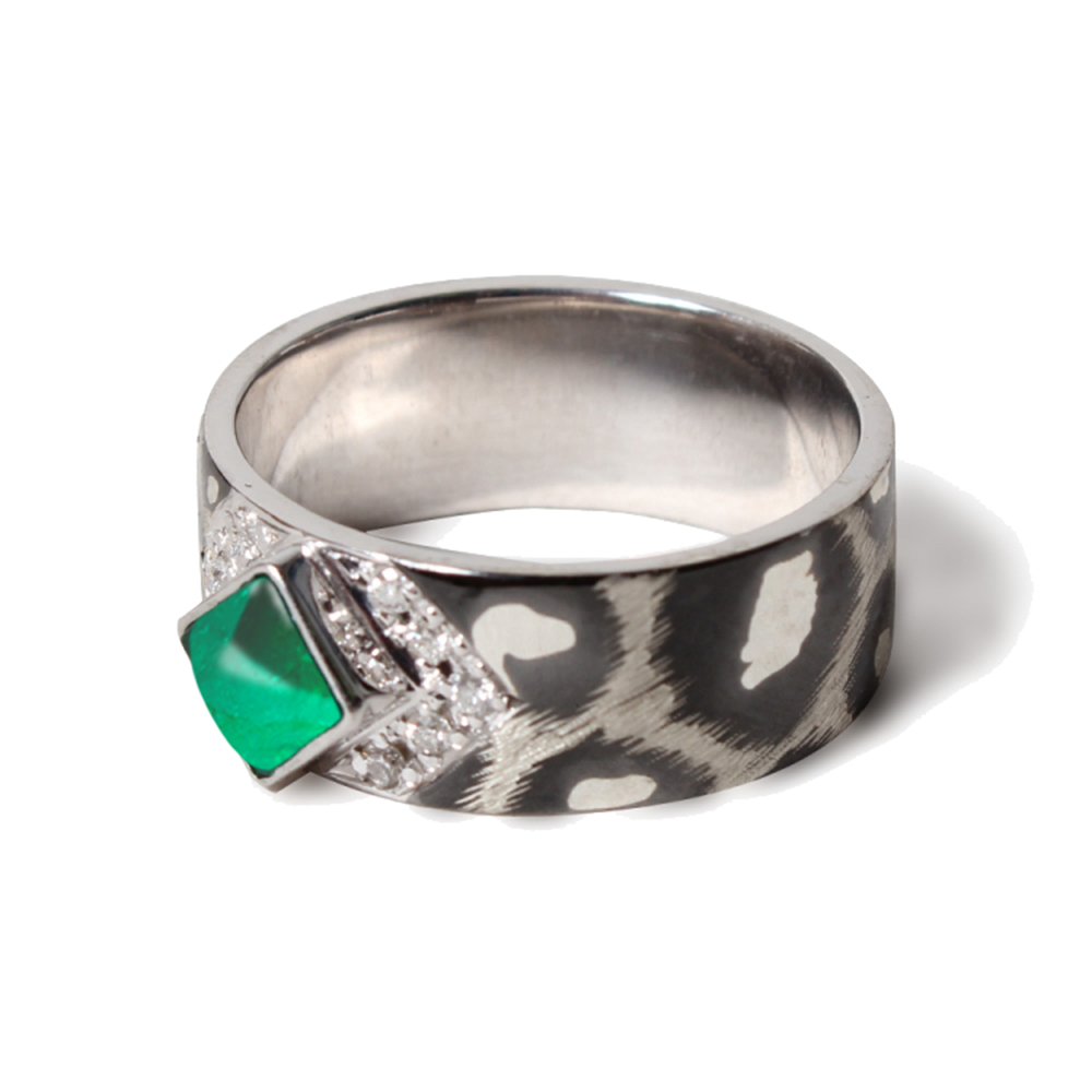 Albina Ring SV925 -Emerald