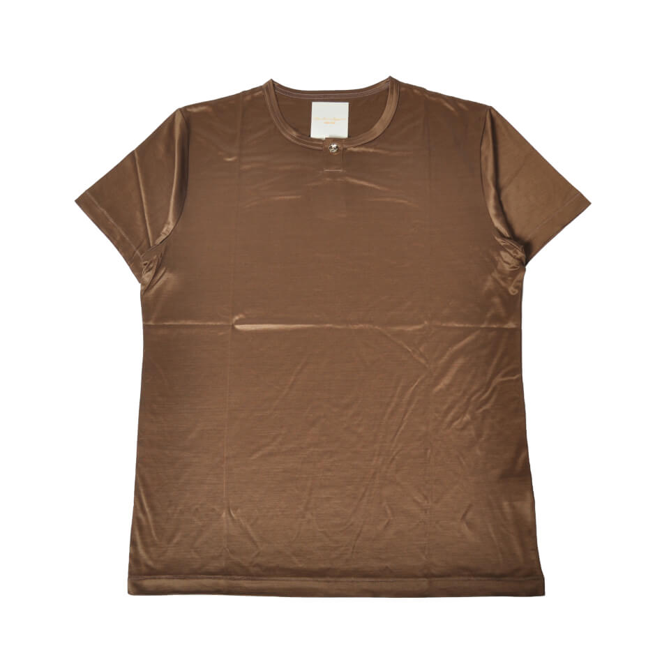 Veronica Shirt K18 Button -Brown